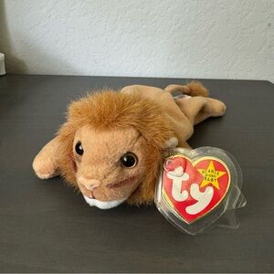 TY Beanie Babies Roary the Lion